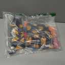 HSELL Mens Fun Patterned Dress Socks Funny Novelty Crazy Design Cotton Socks Gift for Men (One Size, 4 Pairs - Burger/Sushi/Cheese/Taco)