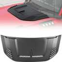 Hood Scoop Cover for Ford bronco 2021-2026 2/4 door, ABS Plastic matte black hood scoop grille for Ford bronco 2021 2022 2023 2024 2025 2026 (Not fit for Ford Raptor and Sport)