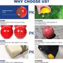 100mm Bocce Ball Set Regulation Size and Weight with 8 Resin Bochie Balls, Pallino, Carrying Bag, Measuring Rope, Gift for Family Backyard Lawn Yard Beach Bocci Games (Multi Colors, 2-8 Players)
