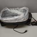 Elite Gourmet EG-6203# Extra Deep 16"x13"x3.2" (10.5Qt.) Scratch Resistant, Easy Pour Spout Dishwasher Safe, Non-stick Electric Skillet with Glass Vented Lid, Adjustable Temperature, Black