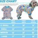 Dog Pajamas for Small Dogs, Winter Warm Dog Pjs Clothes Puppy Apparel for Cold Weather, Fleece Cute Paw Pattern Pet Onesies Jumpsuit for Dogs Puppy Cats Indoor Outdoor
