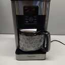 Tepoon 12-Cup Drip Coffee Maker With Lcd Touch Display, Programmable Coffee Pot Machine, Borosilicate Glass Carafe, Anti-Drip System, Stainless Steel & Black Electric Coffee Maker TCM180-1A