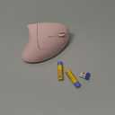 TECKNET Ergonomic Mouse, 4800 DPI Wireless Vertical Mouse with 5 Adjustable DPI Levels, 2.4GHz Optical Carpal Tunnel Mouse, 6 Buttons for Laptop, Desktop, PC, MacBook - Pink