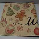 Artoid Mode Candy Gingerbread Man Welcome Christmas Doormat, Winter Low-Profile Switch Rug Home Decor Door Mat Floor Mat for Outdoor Indoor 17x29 Inch