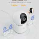 ARENTI 5G Indoor Security Camera, 4MP Pet Camera with Speaker for Dog/Cat, Baby Monitor with Phone App, Dual-Band WiFi, Auto Tracking, Super Night Vision, 2-Way Talk, Cloud & SD Card Storage(P2Q) (BEIGE)