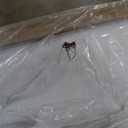 JUBEST 28"x80" 2-Panel Shaker Style White Primed Hollow Core Interior Molded Door Slab, NOT Included Hardware, Pre-Assembled Interior Door for Pantry, Laundry, Closet