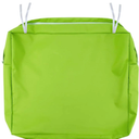 NettyPro Outdoor Cushion Covers Replacement Set 2 Water Repellent UV Resistant Patio Chair Seat Cushion Slipcover with Zipper and Tie, 20 x 18 x 4 Inch, Green