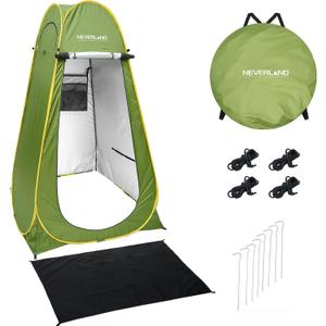 NEVERLAND Pop up Privacy Shower Tent - Portable Changing Shower Tent, Dressing Room, Bathroom, Outdoor Rain Shelter for Camping, Hiking, Beach, 47 inches x 47 inches x 77 inches