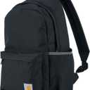Carhartt 21L Classic Laptop Backpack, Water-Resistant Pack W/ 15" Laptop Sleeve and Organizational Compartments, Black (One Size)