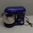 Aucma Stand Mixer,6.5-QT 660W 6-Speed Tilt-Head Food Mixer, Kitchen Electric Mixer with Dough Hook, Wire Whip & Beater (6.5QT, Royal Blue)