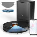 Lydsto Robot Vacuum and Mop Combo with HEPA Self-Emptying Base, 3-in-1 Robotic Vacuum with Lidar Navigation for 40 Days of Cleaning