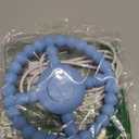 Vibrating Sensory Chew Toy, Teether Teething Toys for Babies6-12 8-18 Months, Sensory Toys for Kids with Autism&Toddler Travel Essential,1-2 Year Old Christmas Boys Girls Gifts idea(Blue)