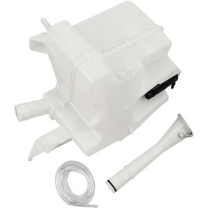 28910-ZN50A 28910JA000 Windshield Washer Fluid Reservoir Tank Fit for Nissan Altima 2007-2013 | Maxima 2009-2014 w/(Washer Pump Motor+Filler Neck Inlet+Pipe Hose+Cap) 28910ZN50APFM NI1288145