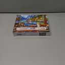 500 Piece Puzzles for Adults Clearance, Seaside Landscape Colorful Houses Window Cats Scenes Challenging Art Puzzle for Gifts Party Games Family Fun, 23" X 15" Dust Free