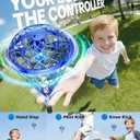 Flystars Flying Bouncing Toys, Next-Gen Pro 2025 Cosmic Globe Flying Orb Ball Motion-Control Hover Spinner with 3D Flips, Cool Interactive Gift Toy for Kids 6+ Boys Girls Teens(Blue-S)