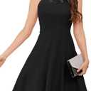 Bbonlinedress Women Cocktail Formal Wedding Dress Halter Evening Party Short Bridesmaid Holiday Prom Dresses for Teens 2026 Large
