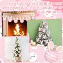 12 Pcs Easter Bunny Hanging Ornaments Cute Yarn Bunny Pendants Easter Rabbit Tree Decorations for Spring Party Home Decor Supplies