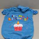 GreenJoy Dog Sweater Dog Hoodie Cold Weather Coat Hooded Sweatshirt for Puppies,Cats, Small Medium Large Dogs (Blue(It's My Birthday), XX-Large)