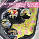 Car Seat Towel Covers Front Seats for Beach Swimming, Sports, Camping,Yoga. Sweating Easy to Clean, Protect from Damage by Sweat, Pets, and Scratches(Watermelon, 1 Pcs)