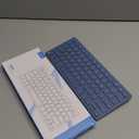 OMOTON Keyboard for Mac, Wireless Keyboard for Mac, 14 Media Shortcuts, Stable Bluetooth & Ultra-Slim Portable, Compatible with MacBook Pro/Air/iMac, Blue