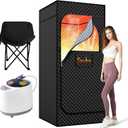 Portable Steam Sauna for Home,Personal Steam Room,Sauna Box,Home Sauna,Steam Sauna Tent for Steam Detox Relaxation Spa (Quilted)