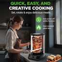 NutriChef Countertop Vertical Rotating Oven - Rotisserie Shawarma Machine, Kebob Machine, Stain & Heat Resistant Door & Energy Efficient, Includes Kebob Rack with 7 Skewers (PKRTVG34), One Size