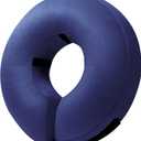 BENCMATE Inflatable Dog Cone Collar Alternative, Soft Dog Cone for Small Medium Large Dogs and Cats, Neck Recovery ECollar Donut Collar After Surgery (Medium+, Navy Blue)