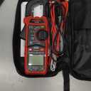 KAIWEETS Digital Clamp Meter Multimeter with D-Shaped Jaw for AC/DC Current & Voltage, Auto-ranging 4000 Counts Voltage Tester with Flashlight Backlight, Measuring Temperature Continuity Diode NCV