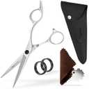 Fagaci Professional Hair Scissors 6 Extremely Sharp Blades, Fine Cutting Blades, Hair Cutting Scissors Professional, Hair Shears, Barber Scissors Set for Men and Women, Haircut Scissors Hair Kit