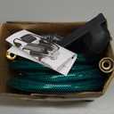 Water Transfer Pump, 115V 1/10HP Electric Utility Pump with On/Off Switch 2 * 6 ft Water Hoses Kit for Removing Water from Garden Pools Aquariums Hot Tub Draining 1/8 Low Suction for Rain Barrel