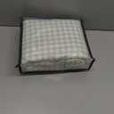 Nayoroom Green Gingham Duvet Cover Queen Size Plaid Dorm Bedding Set 3 Pieces Grid Checkered Duvet Cover with 2 Pillowcases, Soft Breathable Washed Microfiber