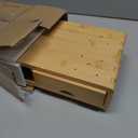 Bamboo Monitor Stand Riser with Drawer, Ergonomic Computer Riser for Desk with Cable Management & Storage Organizer, Wood Monitor Stand for Home Office