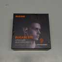 BUGANI Open Ear Headphones, Bluetooth 5.2 Open Ear Earbuds with Microphone, ENC Clear Talk, Immersive Stereo Sound, Fast Charging, 32H Playtime, Waterproof, White