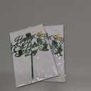 2 x Happy St Patrick's Day Acrylic Cake Topper Lucky Day Clover Shamrock Beers Horseshoe Cake Decorations for Irish Theme Party