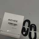 AGVEE 2 Pack 3.3ft Charger for Garmin Watch USB C, L-Shape Charging Cable for Fenix, Forerunner, Vivoactive, Instinct, Venu, Tactix, Approach, D2, Quatix Series, Right Angle Braided, Black