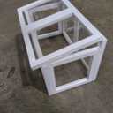 Mini Tabletop Greenhouse 12"x8"  Compact Indoor Plant House with Clear Acrylic Panels & Wood Frame with 4" Pots for Herbs, Seedlings, Cuttings & Propagation - Cat Safe