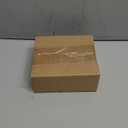 24Pcs Christmas Bows 5 x 7 Inch Velvet Bows for Christmas Tree 3/8 Inch Wide Christmas Tree Bows Vintage Velvet Ribbon (Khaki)