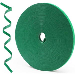 SumDirect Plant Tape 75 ft Plant Ties for Climbing Plants Garden Twist Ties Plants Adjustable Green Garden Tape for Plants, Flowers, Vines and Tree (75 ft x 1/2 in)