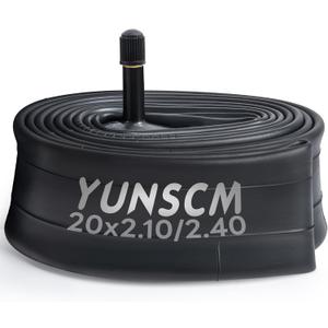 1-PC 20" Bike Tube 20x2.10/2.40(52/62-406) AV32mm Schrader Valve Compatible with 20x2.1 20x2.125 20x2.2 20x2.25 20x2.3 20x2.35 20x2.4 Bike Tire Tube