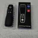 2-in-1 USB Type C Presentation Clicker Wireless Presenter Remote for PowerPoint, Powerpoint Clicker with Volume Control PowerPoint Slide Advancer for Mac, Computer, Laptop-E600