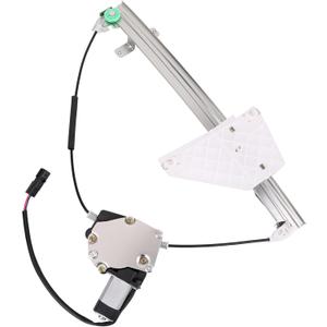 Obaee 741-374 Rear Left Driver Side Power Window Lift Regulator with Motor Compatible with 2001-2004 Jeep Grand Cherokee