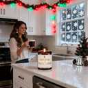 28oz Scented Candles Set, 4Pack Floral Chirstmas Halloween Candles 7oz Candle, Birthday Gifts for Women Long Lasting Soy Wax Candle Non Toxic for Home Decor Aromatherapy, Rose/Lemon/Gardenia/Lilac