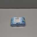 LaRibbons Christmas Wired Ribbon 2.5 inch Double Faced Blue Snowflakes and Striped Christmas Ribbon for Tree Garland, Wreath Bow, Xmas Crafts Decorations, 2 Rolls 10 Yards Total