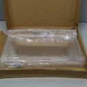 Resze 4PCS Clear Acrylic Over-The-Toilet Shelves, Thickened 16"x 8" Floating Shelves for Wall, Bathroom Decor & Space-Saving Storage Organizer for Bathroom Kitchen, Bedroom, Living Room Home Decor : Home & Kitchen