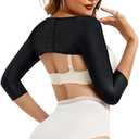 RDSINAE Arm faja Women Slimming Sleeves Lipo Post Surgery Compression Arm Sleeves Posture Corrector Tops Shapewear M