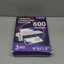 600 Pack Laminating Sheets, 3 Mil, 9 x 11.5 Inches Thermal Laminating Pouches Lamination Sheet Paper for Laminator, Clear, Letter Size, Office and School Supplies