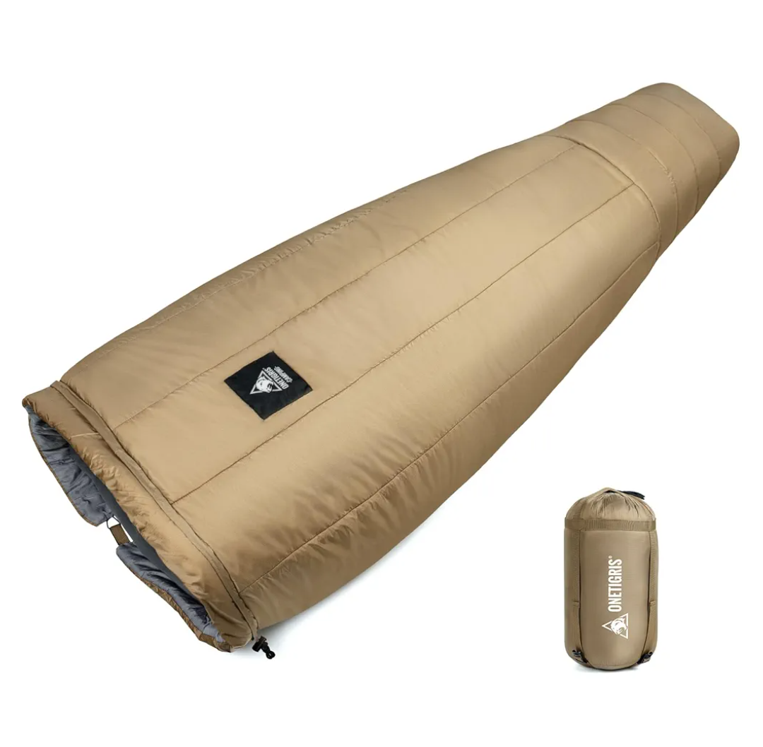 OneTigris Featherlite Ultralight Sleeping Quilt, Weighs 35oz, Warm Hammock Topquilt 40 Degree, with Footbox, Perfect for Outback Camping, Hiking, Backpacking and Hammocks