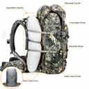 MOXULE Pro 2400 Camo Frame Backpack - Meat Hauler Pack with Rain Cover, 40L