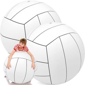 Libima 27 Inch Giant Inflatable Volleyball Large Beach Pool Games Toys for Outdoor Activity Themed Party
