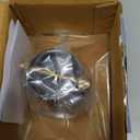 Monarch Aluminum 3-Piece Rain Chain Installation Kit Black Power Coated